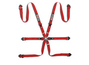 Sparco Competition H-2 Steel Pull-Down 6-Point Racing Harness – Red – photo 4