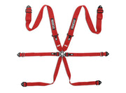 Sparco Competition H-3 Steel 6-Point Racing Harness 2026 – Red – photo 4