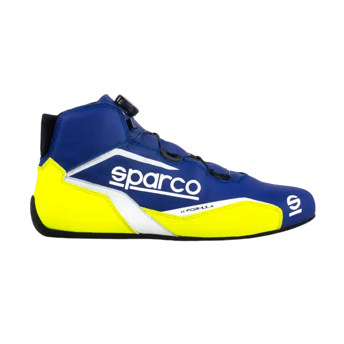 SPARCO K-FORMULA Shoes for Karting - Blue / Yellow / 39 - Shoes