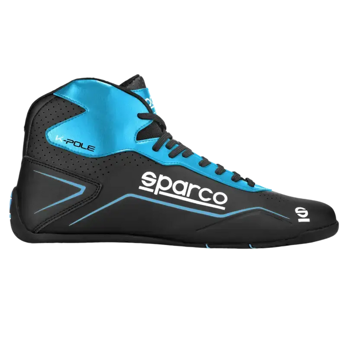 SPARCO K-POLE Shoes for Karting - Black / Light Blue / 28 - Shoes