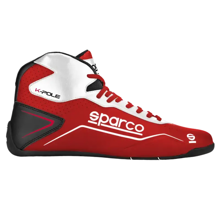 SPARCO K-POLE Shoes for Karting - Red / White / 30 - Shoes