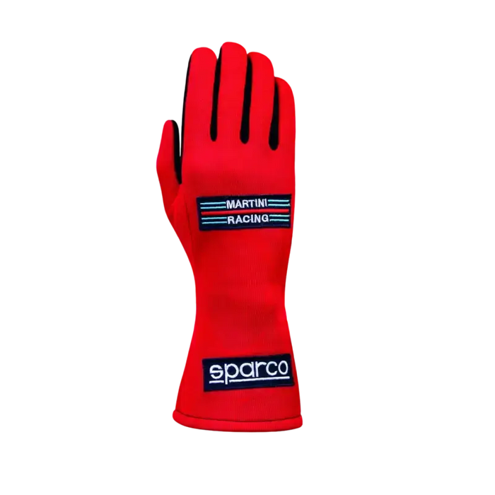 SPARCO LAND CLASSIC MARTINI GLOVES - Red / 8 - Racing Gloves