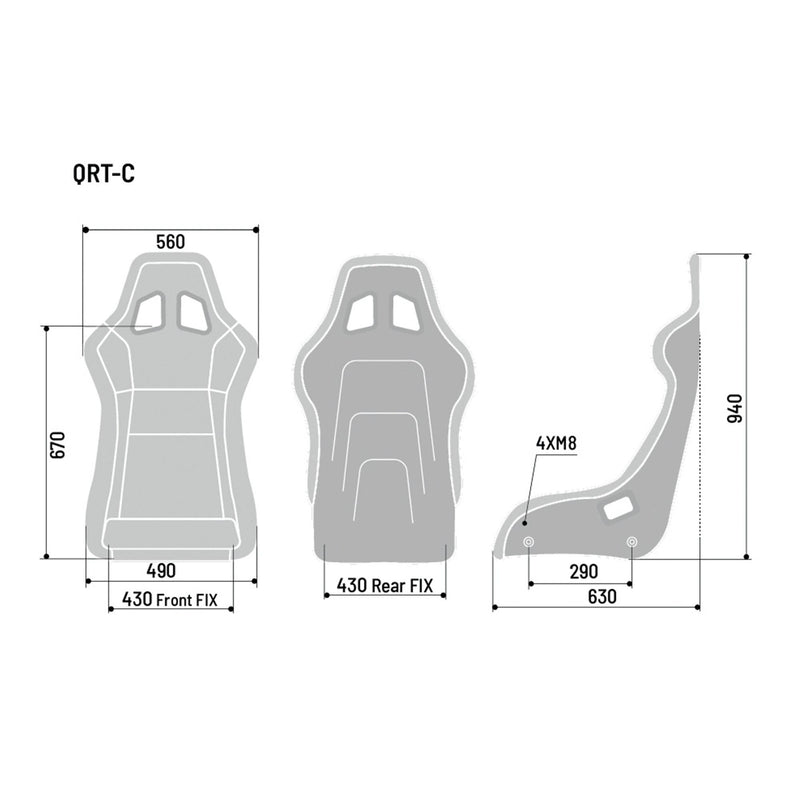 Sparco ORT-C Carbon Racing Seat – official product view 6