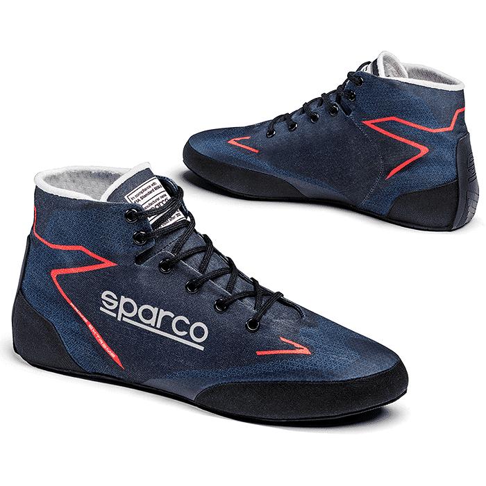 Sparco Prime Extreme Blue Red racing boots