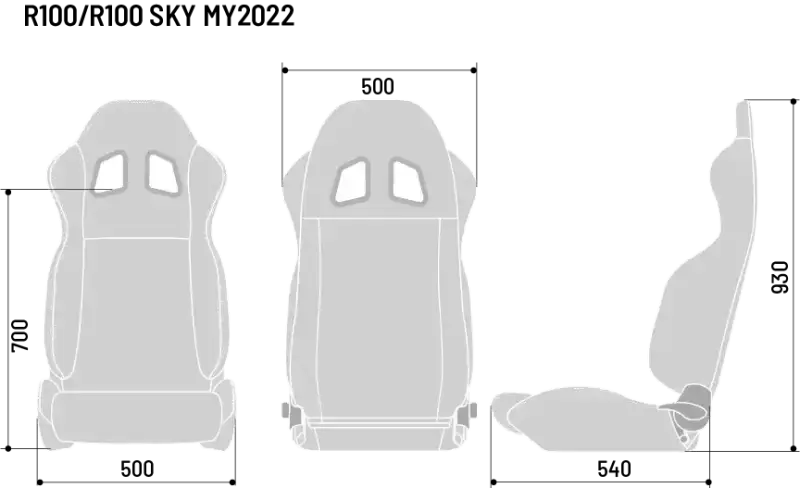 Sparco R100 Race Seat - Seat