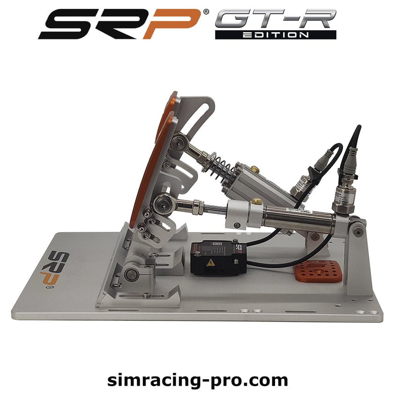 SRP GT-R 2P Gray Edition pneumatic sim racing pedals – product view 3