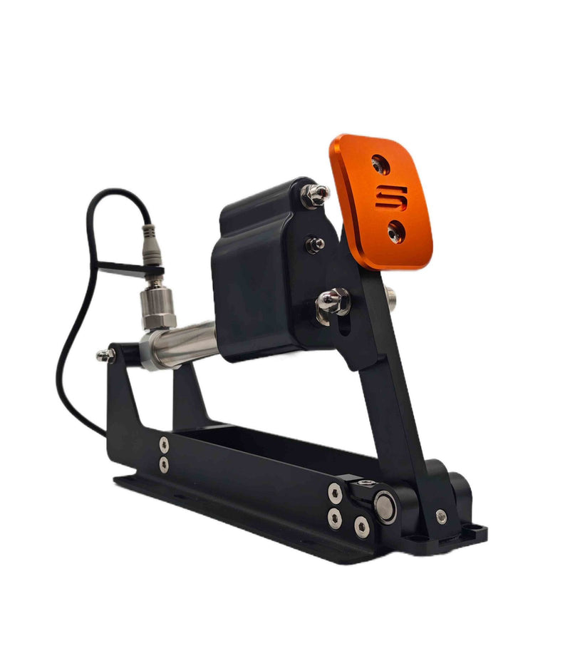 SRP GT-S 3P Black Edition pneumatic sim racing pedals – product view 3
