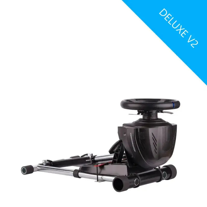 Wheel Stand Pro for Thrustmaster T150 / T300 / TX / TMX / TG-T / TS-XW/ T-248 - Deluxe V2 - T300fold-Deluxe-V2-dual-pedals-scaled