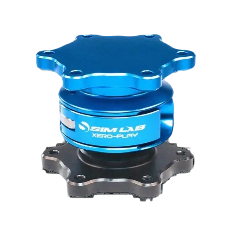 Sim-Lab Xero play quick release + 70 mm wheel side kit blue
