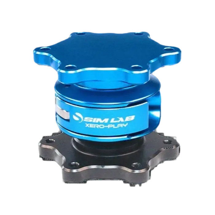 Sim-Lab Xero play quick release + 70 mm wheel side kit blue